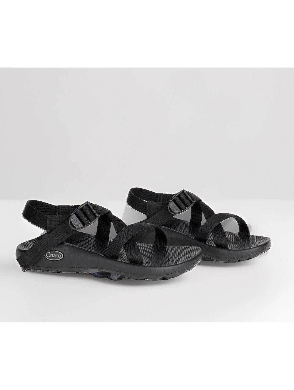 Chaco Cloud Womens 10.5 Black Sport Sandals Hiking Walking Comfort Outdoor